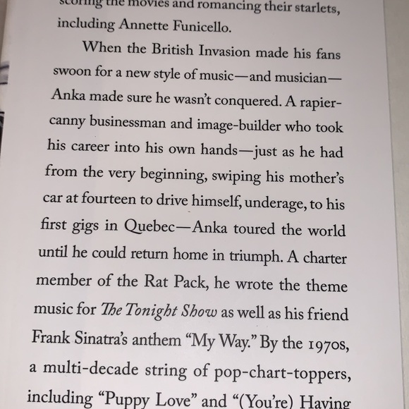 Autobiography. Paul Anka - Picture 6 of 7